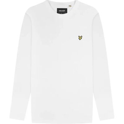 T-shirt uni manches longues Lyle & Scott Blanc L - Publicité T-shirt uni manches longues Lyle & Scott Blanc L - Publicité