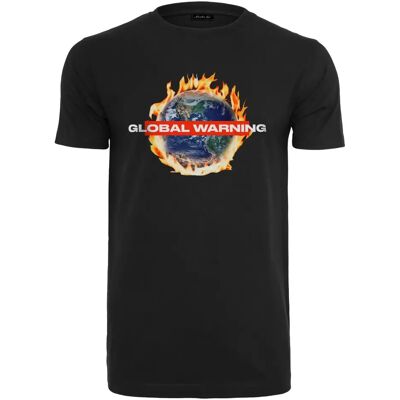 T-shirt Mister Tee Global Warning Noir XS - Publicité T-shirt Mister Tee Global Warning Noir XS - Publicité