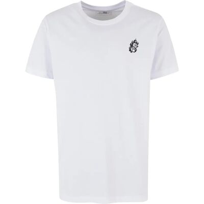 T-shirt Mister Tee Dice Fire EMB Blanc XL - Publicité T-shirt Mister Tee Dice Fire EMB Blanc XL - Publicité