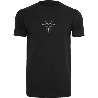 T-shirt Mister Tee Spike Heart EMB Noir XS - Publicité T-shirt Mister Tee Spike Heart EMB Noir XS - Publicité