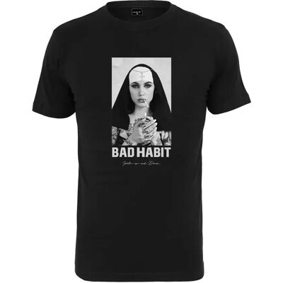 T-shirt Mister Tee bad habit Noir XL - Publicité T-shirt Mister Tee bad habit Noir XL - Publicité