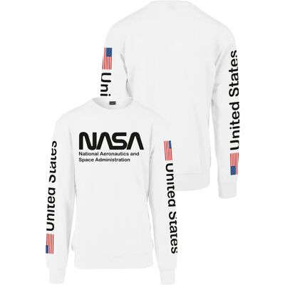 T-shirt Mister Tee Nasa basic Blanc XS - Publicité T-shirt Mister Tee Nasa basic Blanc XS - Publicité