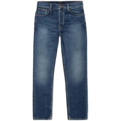 Jeans Nudie Jeans Solid Ollie Bleu 32x32 - Publicité Jeans Nudie Jeans Solid Ollie Bleu 32x32 - Publicité