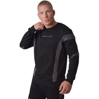 Pro-Ject Sweatshirt col rond empiècement réfléchissant Project X Paris Noir S - Publicité Pro-Ject Sweatshirt col rond empiècement réfléchissant Project X Paris Noir S - Publicité