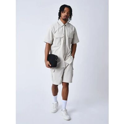 Pro-Ject Chemise uni texturé Project X Paris Gris M - Publicité Pro-Ject Chemise uni texturé Project X Paris Gris M - Publicité