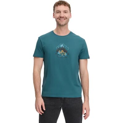 T-shirt en coton Ragwear Roggero Bleu 4XL - Publicité T-shirt en coton Ragwear Roggero Bleu 4XL - Publicité