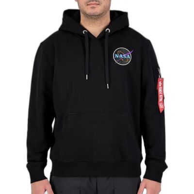 Sweatshirt à capuche Alpha Industries Dark Side Noir S - Publicité Sweatshirt à capuche Alpha Industries Dark Side Noir S - Publicité