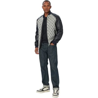Bomber Guess Monogram Bleu XL - Publicité Bomber Guess Monogram Bleu XL - Publicité