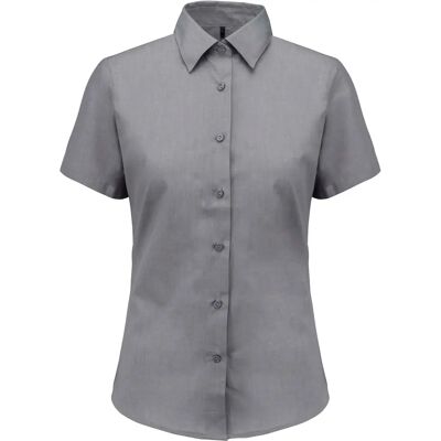 Chemise femme manches courtes Kariban Judith Gris 4XL - Publicité Chemise femme manches courtes Kariban Judith Gris 4XL - Publicité