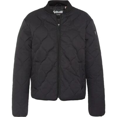 Doudoune col bomber Schott Noir XL - Publicité Doudoune col bomber Schott Noir XL - Publicité