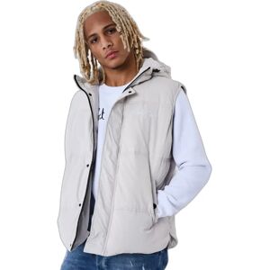 Pro-Ject Doudoune sans manches à capuche Project X Paris Gris S - Publicité Pro-Ject Doudoune sans manches à capuche Project X Paris Gris S - Publicité