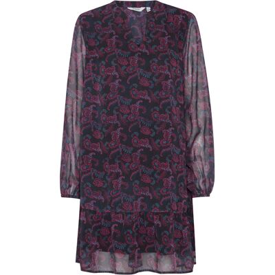 Robe à col rond femme b.young Hima Bleu 40 - Publicité Robe à col rond femme b.young Hima Bleu 40 - Publicité