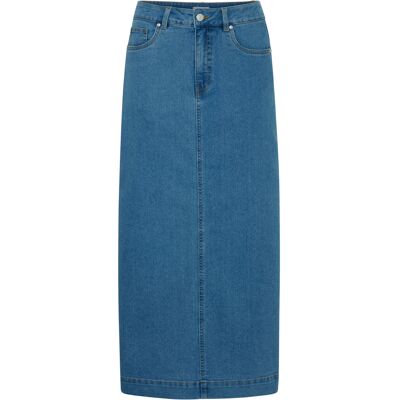 Jupe en jean femme fransa Fxdenima 1 Bleu 44 - Publicité Jupe en jean femme fransa Fxdenima 1 Bleu 44 - Publicité