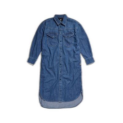 Robe chemise femme G-Star Boxy Bleu XS - Publicité Robe chemise femme G-Star Boxy Bleu XS - Publicité