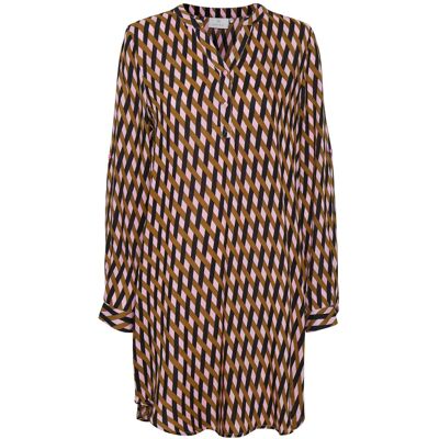 Robe chemise femme KAFFE Marana Marron 44 - Publicité Robe chemise femme KAFFE Marana Marron 44 - Publicité