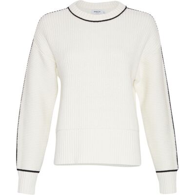 Pullover femme Moss Copenhagen Annaela Beige S/M - Publicité Pullover femme Moss Copenhagen Annaela Beige S/M - Publicité