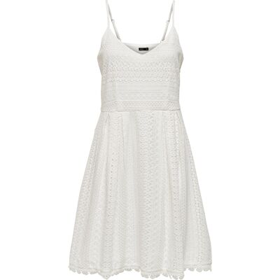 Robe courte dentelle femme Only Helena Blanc 34 - Publicité Robe courte dentelle femme Only Helena Blanc 34 - Publicité