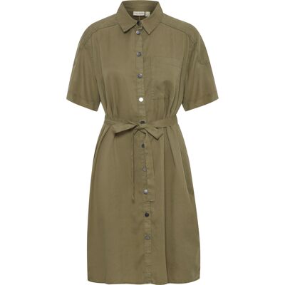Robe chemise femme Pulz Jeans Brooklyn Vert XS - Publicité Robe chemise femme Pulz Jeans Brooklyn Vert XS - Publicité