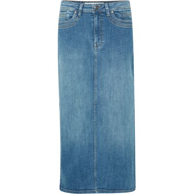 Jupe en jean femme Pulz Jeans Katja Bleu 38 - Publicité Jupe en jean femme Pulz Jeans Katja Bleu 38 - Publicité