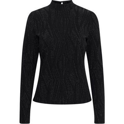 Blouse manches longues femme Pulz Jeans Lucia Noir S - Publicité Blouse manches longues femme Pulz Jeans Lucia Noir S - Publicité