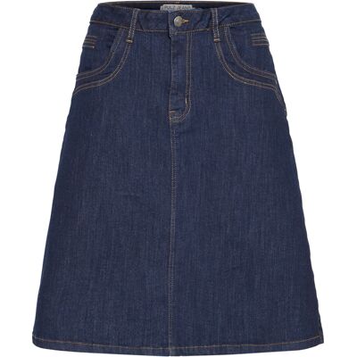 Jupe en jean femme Pulz Jeans Katja Bleu 44 - Publicité Jupe en jean femme Pulz Jeans Katja Bleu 44 - Publicité