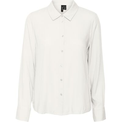 Chemise manches manches femme Vero Moda Bumpy New Wvn Blanc XL - Publicité Chemise manches manches femme Vero Moda Bumpy New Wvn Blanc XL - Publicité