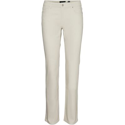 Pantalon droit femme Vero Moda Wild DAF MR Beige Mx32 - Publicité Pantalon droit femme Vero Moda Wild DAF MR Beige Mx32 - Publicité