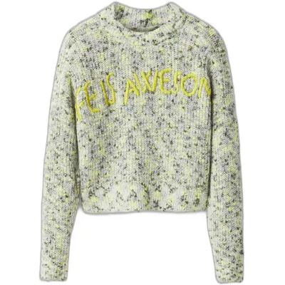 Pullover femme Desigual Hellene Vert L - Publicité Pullover femme Desigual Hellene Vert L - Publicité