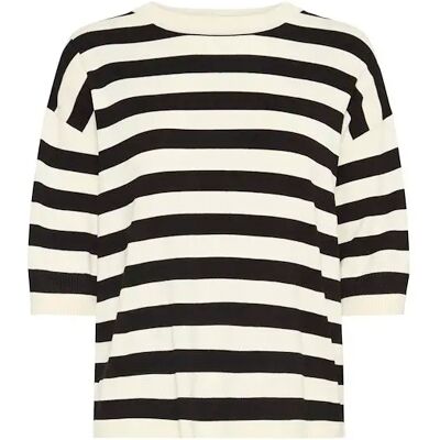 T-shirt rayé femme b.young Mmorla Noir S - Publicité T-shirt rayé femme b.young Mmorla Noir S - Publicité
