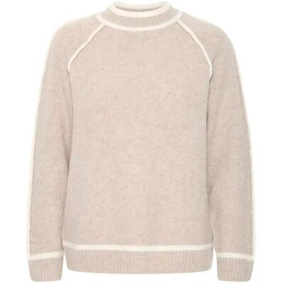 Pull col roulé femme b.young Ninna Beige S - Publicité Pull col roulé femme b.young Ninna Beige S - Publicité