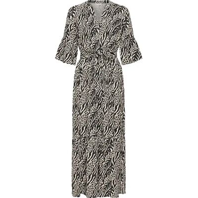Robe longue femme b.young Mmjoella 3 Noir 46 - Publicité Robe longue femme b.young Mmjoella 3 Noir 46 - Publicité