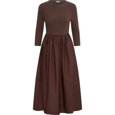 Robe col rond femme b.young Sunnia Marron XL - Publicité Robe col rond femme b.young Sunnia Marron XL - Publicité
