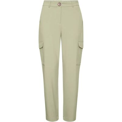 Pantalon cargo femme b.young Danta 1 Vert 44 - Publicité Pantalon cargo femme b.young Danta 1 Vert 44 - Publicité