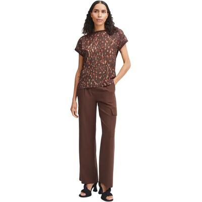T-Shirt Panya Marron B.YOUNG - Femme - Publicité T-Shirt Panya Marron B.YOUNG - Femme - Publicité