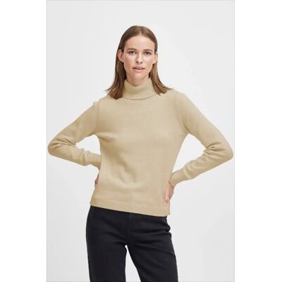 Robe à col rond femme b.young Manina Beige M - Publicité Robe à col rond femme b.young Manina Beige M - Publicité
