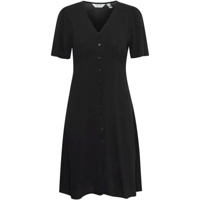 Robe col en V femme b.young Bymmjoella 3 Noir 38 - Publicité Robe col en V femme b.young Bymmjoella 3 Noir 38 - Publicité