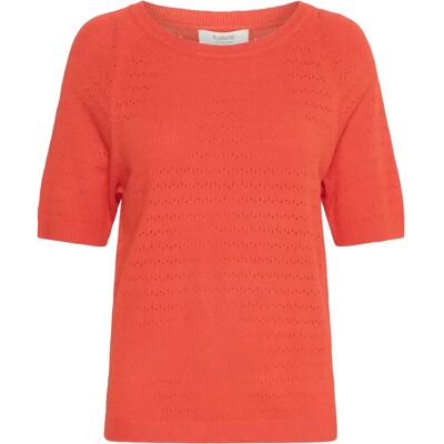 Pull femme b.young Omanja Orange M - Publicité Pull femme b.young Omanja Orange M - Publicité