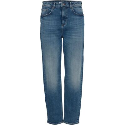 Jeans mom femme b.young Loetta Bleu 29 - Publicité Jeans mom femme b.young Loetta Bleu 29 - Publicité