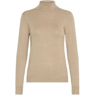 Pullover femme b.young Mmorla Rollneck Beige S - Publicité Pullover femme b.young Mmorla Rollneck Beige S - Publicité