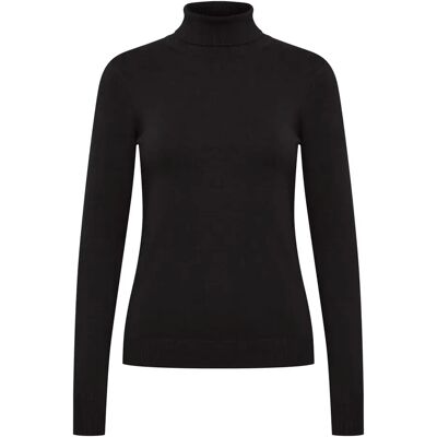 Pull Col roulé femme b.young Mmorla Noir S - Publicité Pull Col roulé femme b.young Mmorla Noir S - Publicité