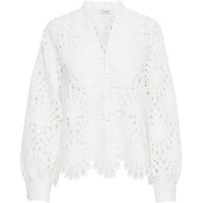 Blouse femme b.young Ilacy 2 Blanc 36 - Publicité Blouse femme b.young Ilacy 2 Blanc 36 - Publicité