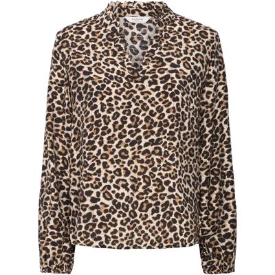 Blouse manches longues femme b.young Hinva Marron 44 - Publicité Blouse manches longues femme b.young Hinva Marron 44 - Publicité