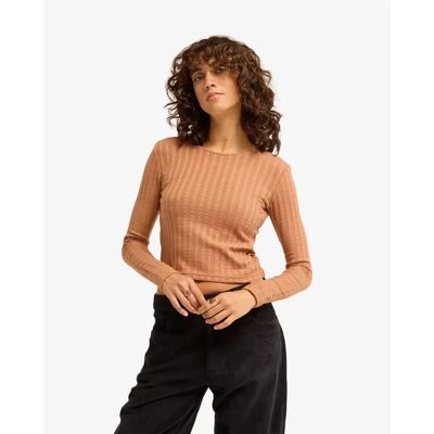 Pull femme Billabong Way Out Knit Marron S - Publicité Pull femme Billabong Way Out Knit Marron S - Publicité