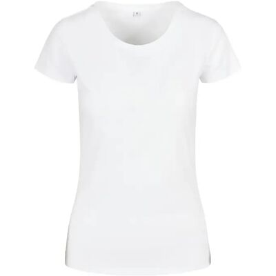 T-shirt femme Build Your Brand Basic Blanc S - Publicité T-shirt femme Build Your Brand Basic Blanc S - Publicité