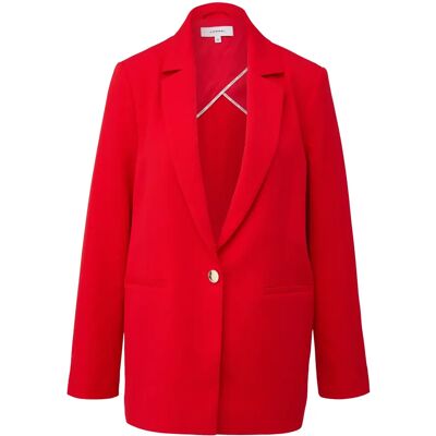 Blazer fluide en twill femme COMMA Rouge 44 - Publicité Blazer fluide en twill femme COMMA Rouge 44 - Publicité