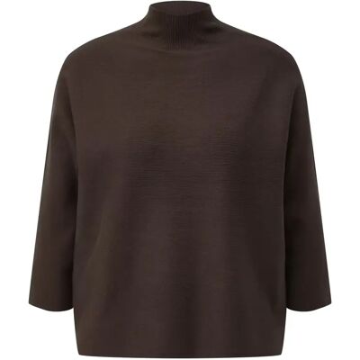 Pull col roulé femme COMMA Marron 44 - Publicité Pull col roulé femme COMMA Marron 44 - Publicité