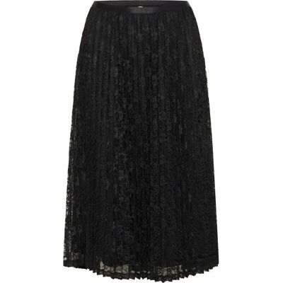 Jupe plissée en dentelle femme CULTURE Lona Noir XL - Publicité Jupe plissée en dentelle femme CULTURE Lona Noir XL - Publicité
