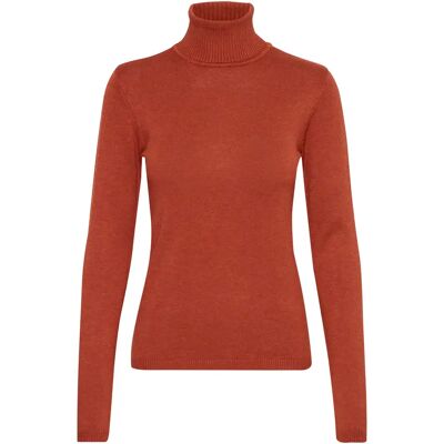 Pullover col roulé femme CULTURE Annemarie Marron 2XL - Publicité Pullover col roulé femme CULTURE Annemarie Marron 2XL - Publicité