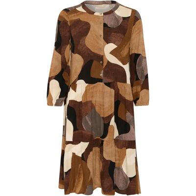 Robe courte femme CULTURE Drea Marron XL - Publicité Robe courte femme CULTURE Drea Marron XL - Publicité