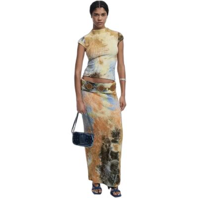 T-shirt femme Desigual Venecia Beige XL - Publicité T-shirt femme Desigual Venecia Beige XL - Publicité